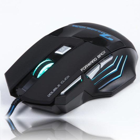 Discounted Wholesale 7 Buttons USB Wired Optical Gaming Mouse