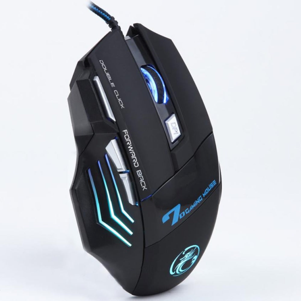 Discounted Wholesale 7 Buttons USB Wired Optical Gaming Mouse