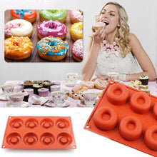 Load image into Gallery viewer, Silicone Donut Baking Mold 2 pcs set
