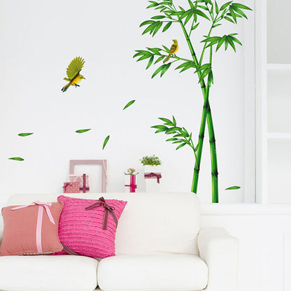Deep Bamboo Forest 3D Wall Stickers Home Decor
