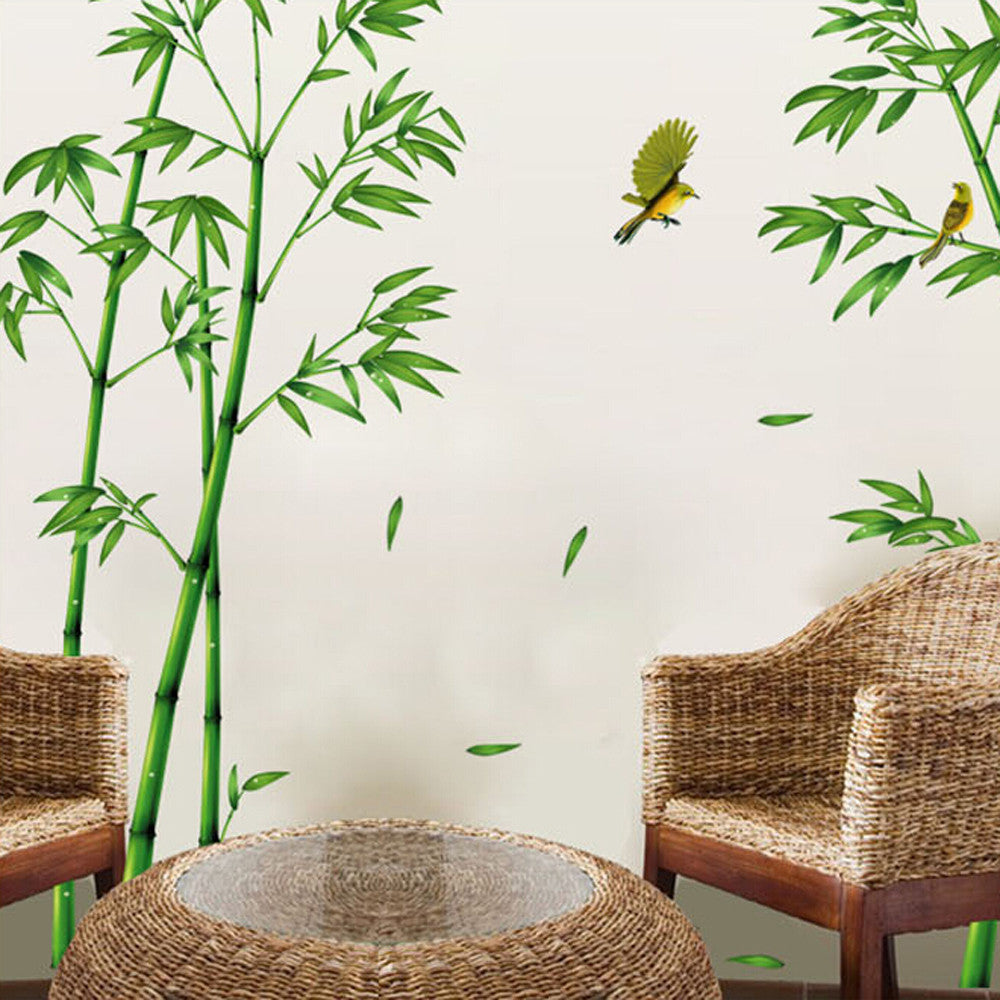 Deep Bamboo Forest 3D Wall Stickers Home Decor