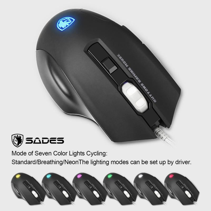 6 Buttons 2500 DPI LED Optical Wired Gaming Mouse – Onetify