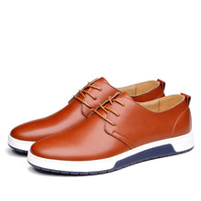 Load image into Gallery viewer, Mens Casual Daily Lace up Leather Shoes
