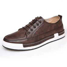 Load image into Gallery viewer, Mens Casual Breathable Vegan Leather Lace Up Shoes
