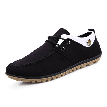 Mens Leisure Breathable Anti Ski Lace up Shoes