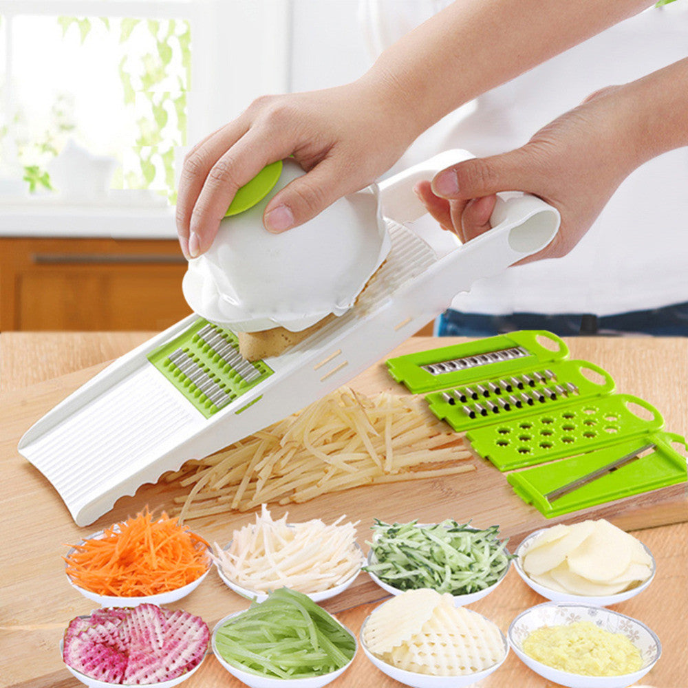 Multi Vegetables Cutter with 5 Stainless Steel Blade
