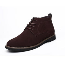 Load image into Gallery viewer, Mens Casual Lace up Suede Short Boots
