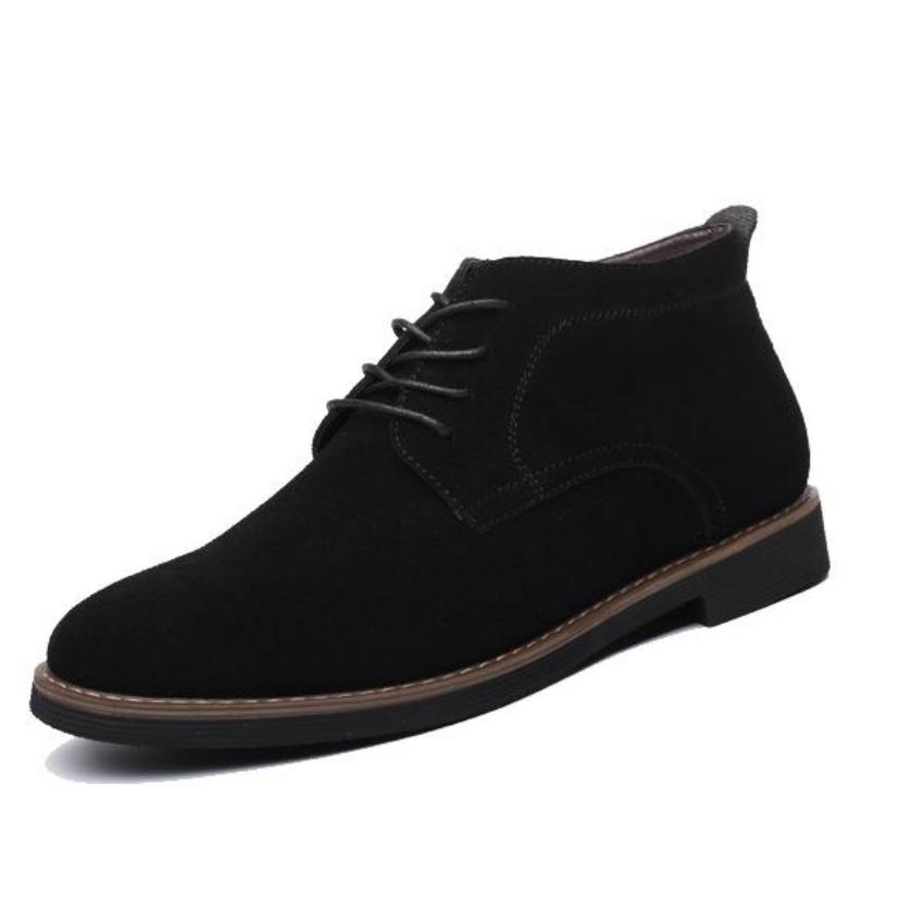 Mens Casual Lace up Suede Short Boots – Onetify
