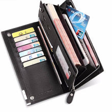 Load image into Gallery viewer, Mens Business Casual Leather Long Wallet
