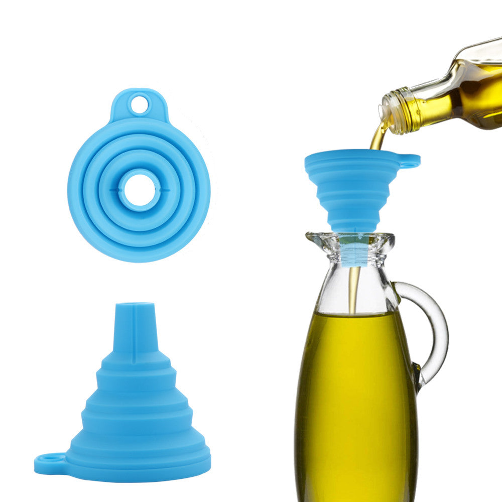 3 inch width Collapsible Silicone Funnel 9 PCS Set – Onetify