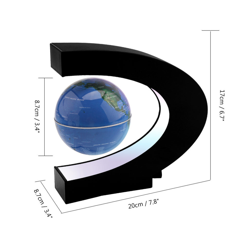 Electronic Magnetic Levitation Globe with LE…