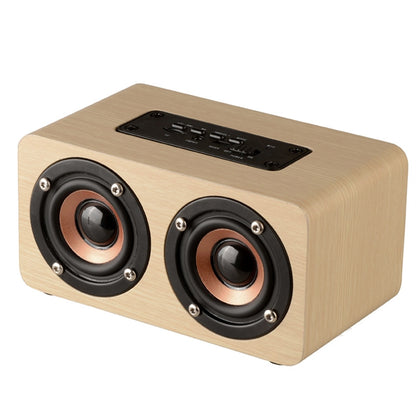 Retro Wooden Design Portal Bluetooth Speaker