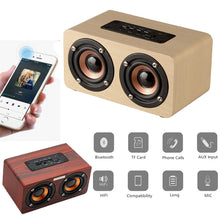 Load image into Gallery viewer, Retro Wooden Design Portal Bluetooth Speaker
