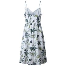 Load image into Gallery viewer, Floral Shoulder Strap Summer Dress
