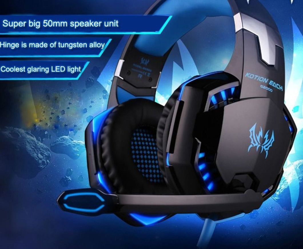 Ninja Dragon RZ LED 3.5MM Stereo Gaming Headphone with Microphone