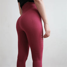 Load image into Gallery viewer, Womens High Elastic Waist Breathable Slim Fit Yoga Leggings
