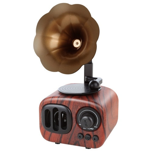 Vintage Radio True Wireless Bluetooth Mini Speaker with Microphone 4th Generation
