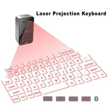 Load image into Gallery viewer, Portal Virtual Bluetooth Wireless Laser Pointer Keyboard with Mouse Function
