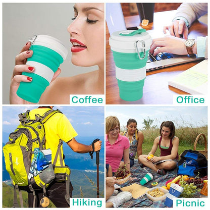 Creative Expandable Silicone Travel Coffee Cup