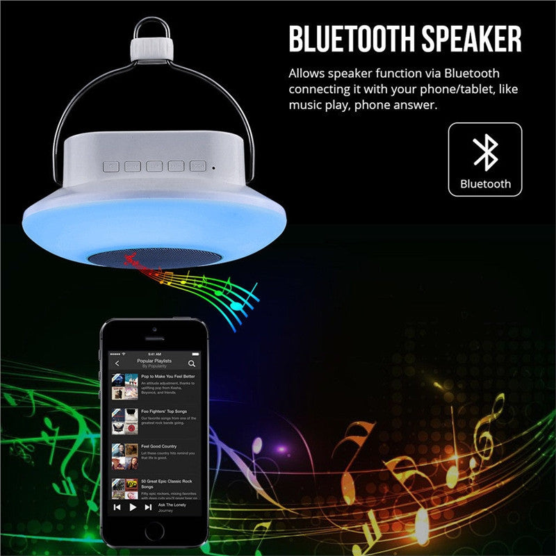 Touch Control LED Camping Light Bluetooth Speaker