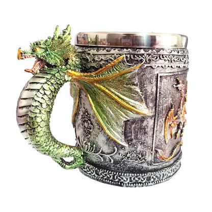 3D Dragon Theme Stainless Steel 12oz  Mug