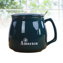 Load image into Gallery viewer, Traditional America Theme Ceramic Coffee Mug
