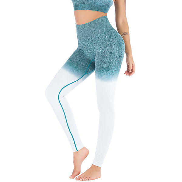 Seamless Yoga Leggings with Push Up Control