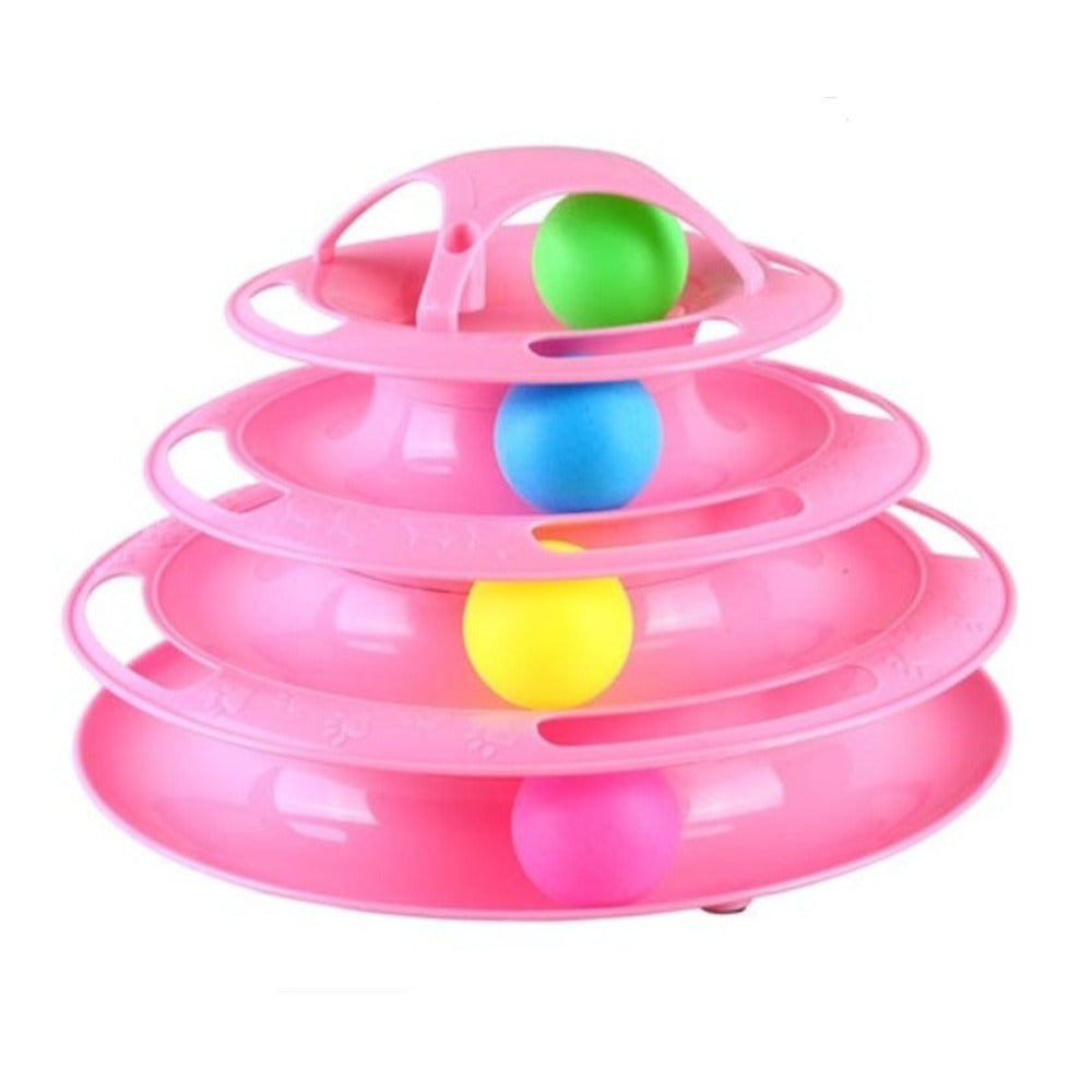 Foldable Multi layers Turntable interactive Cat Toy