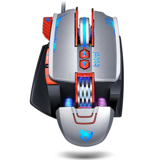 Dragon V9 8 Buttons DPI Adjustable LED PRO Gaming Mouse
