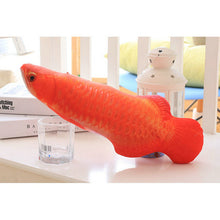 Load image into Gallery viewer, 3D Fish Shape Soft Plush Pillow for Cat - 5 Pcs Set
