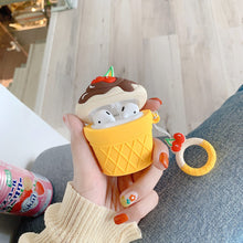 Load image into Gallery viewer, 3D Ice Cream Theme Silicone Case for AirPods
