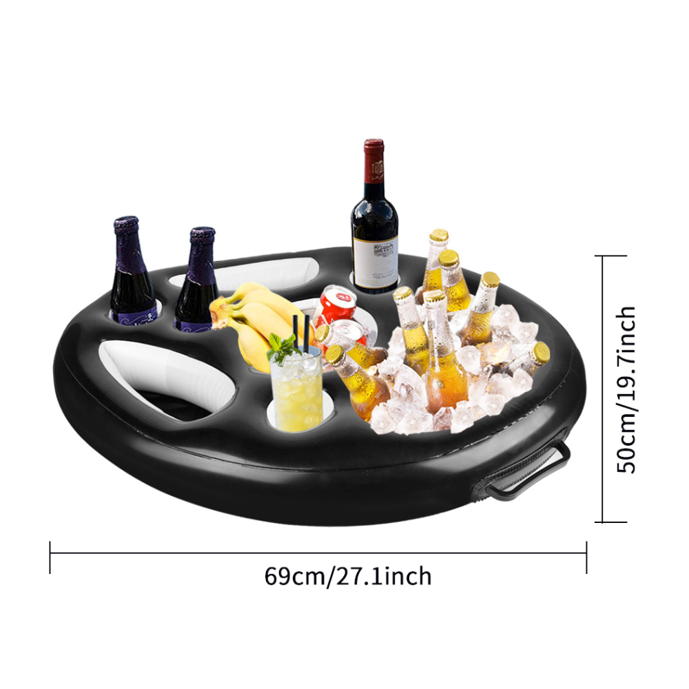 Inflatable Side Table Swimming Pool Inflatables Food And Drink Floating Tables – Onetify