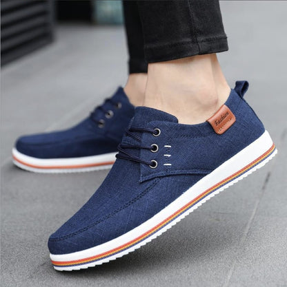 Mens Casual Canvas Loafers
