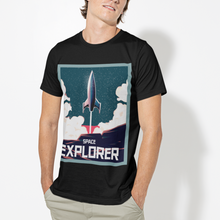 Load image into Gallery viewer, Mens Space Rocket T-Shirt
