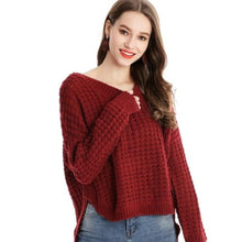 Load image into Gallery viewer, Womens Round Neck Sweater
