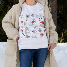 Load image into Gallery viewer, Womens Christmas Theme Sweatshirt
