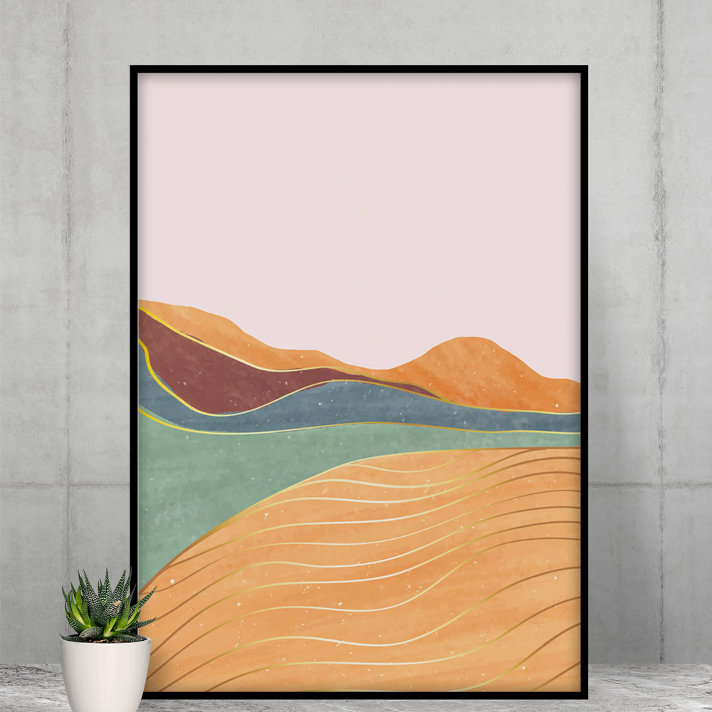 Toscana Landscape Pink Room Decor