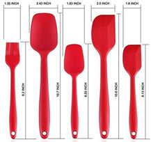Load image into Gallery viewer, Silicone Kitchen Cooking Heat Resistant Cooking Utensils Set 5 Piece Set
