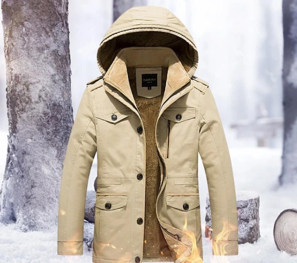 Mens Hooded Military Style Coat – Onetify