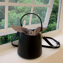 Load image into Gallery viewer, Bucket Bag with Striped Inner
