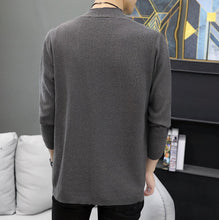 Load image into Gallery viewer, Mens Snap Buttons Cardigan with Pockets
