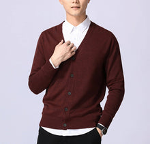 Load image into Gallery viewer, Mens Everyday Button Down Knit Cardigan
