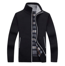 Load image into Gallery viewer, Mens Stand Collar Slim Fit Zipper Cardigan

