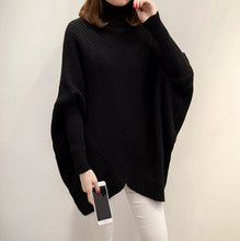 Load image into Gallery viewer, Womens Batwing Turtleneck Sweater
