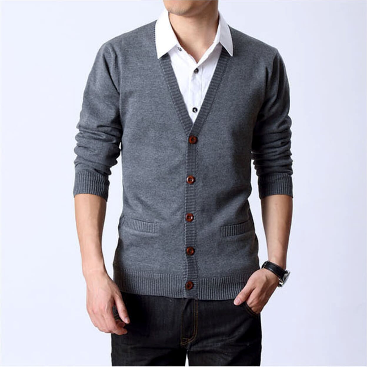 Mens Button Up Cardigan – Onetify