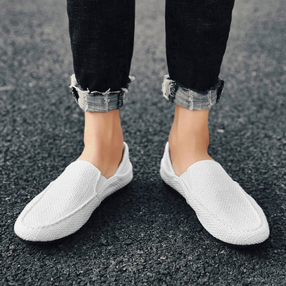 Mens Canvas Loafers