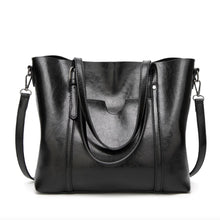 Load image into Gallery viewer, Womens Faux Leather Tote Bag
