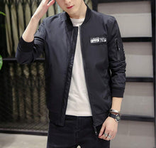 Load image into Gallery viewer, Mens Casual Zipped Up Bomber Jacket
