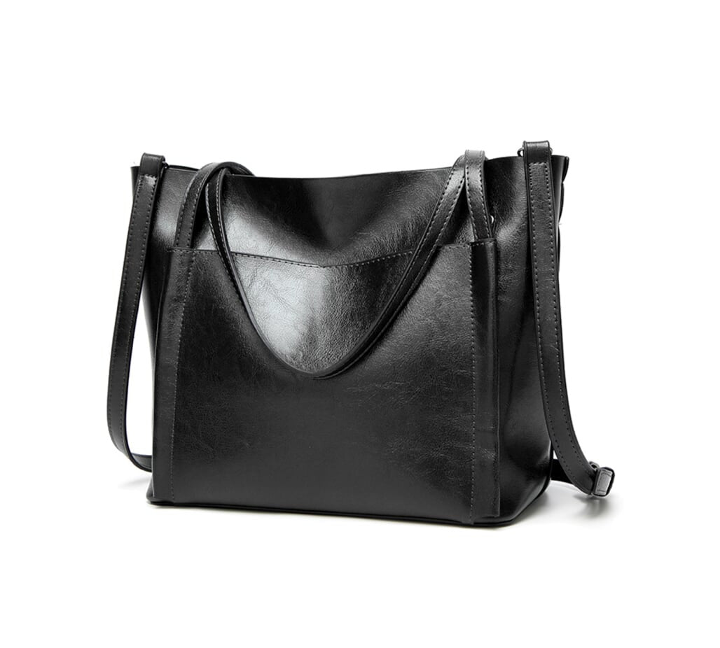Street Style Vegan Leather Tote Bag