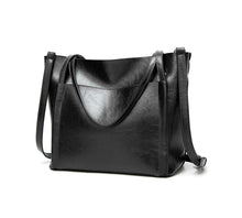 Load image into Gallery viewer, Street Style Vegan Leather Tote Bag
